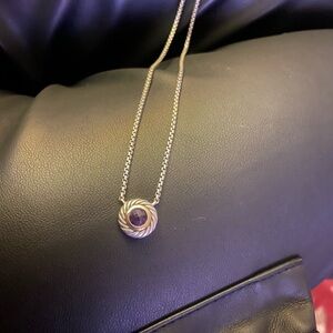David Yurman Purple Gemstone necklace